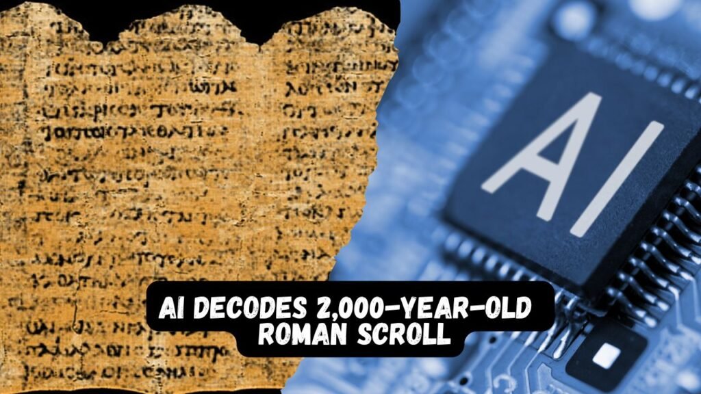 AI Finally Reveals 2,000-Year-Old Mystery of a Roman Scroll Scorched by a Volcano!